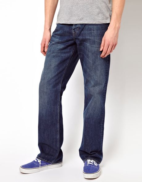 Ben Sherman Jeans Riot Low Rise Boot Fit in Blue for Men | Lyst