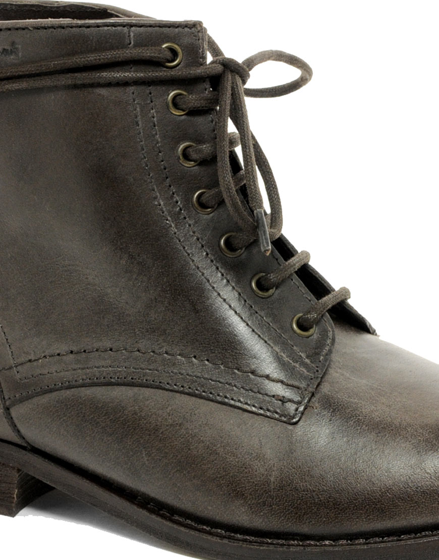 ben sherman brown leather shoes
