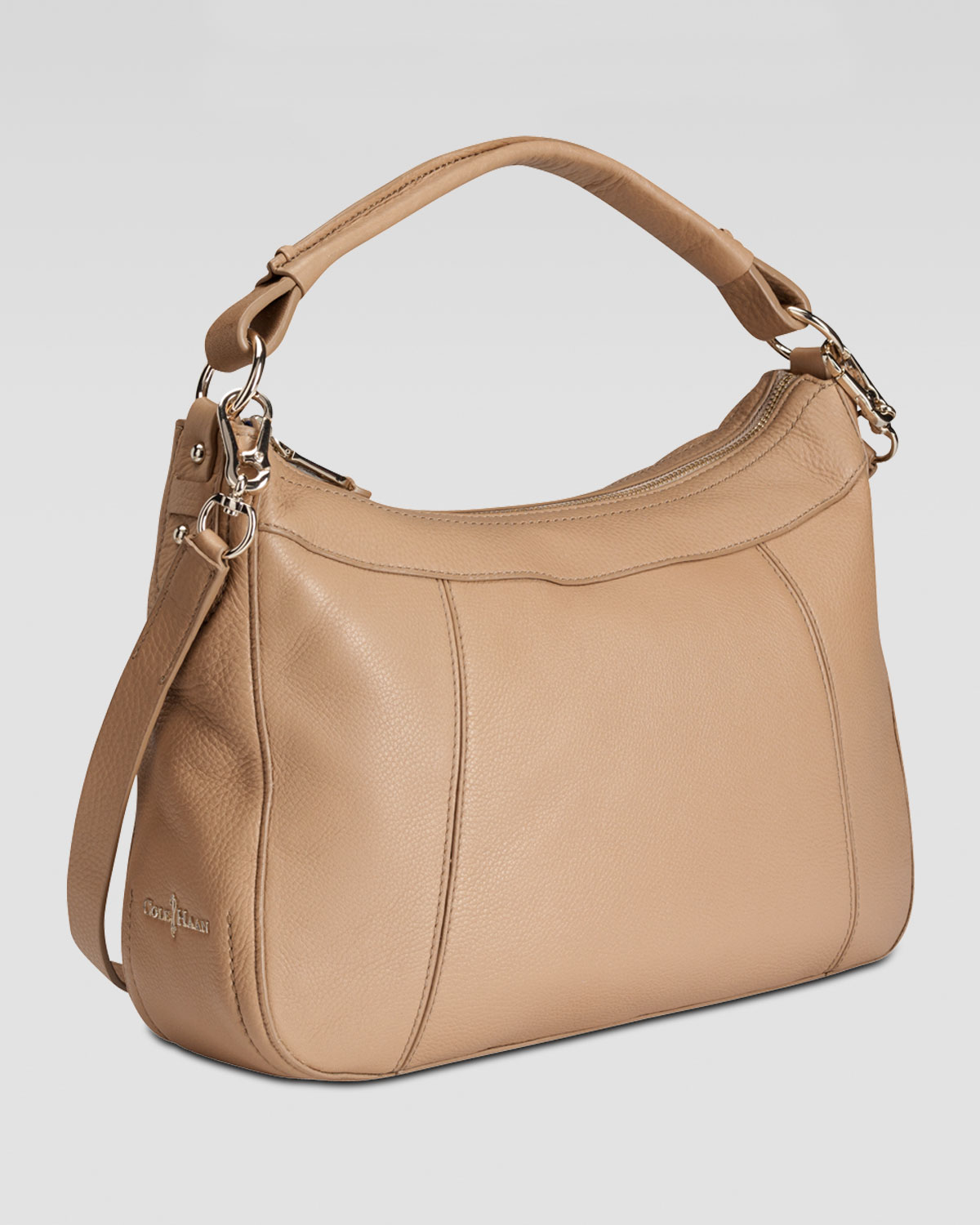Lyst Cole Haan Linley Small Rounded Hobo Bag In Natural Gallery