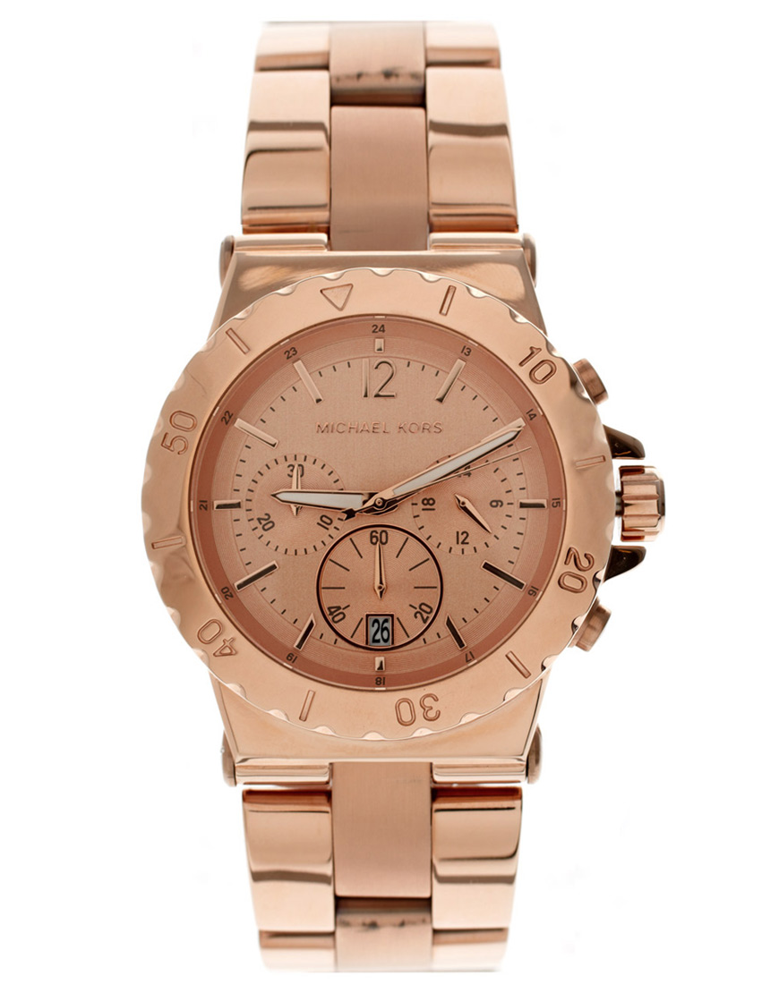 Rose gold watches. Michael Kors часы розовые.