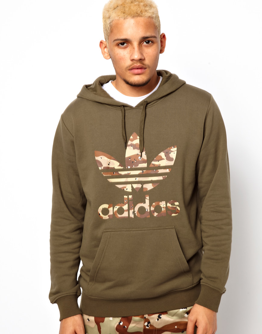 adidas originals camo hoodie sweatshirt