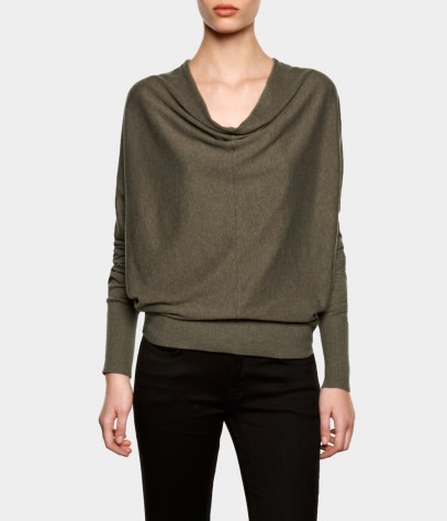 Allsaints Elgar Cowl Neck Jumper in Black | Lyst Allsaints Elgar Cowl Neck Jumper in Black | Lyst