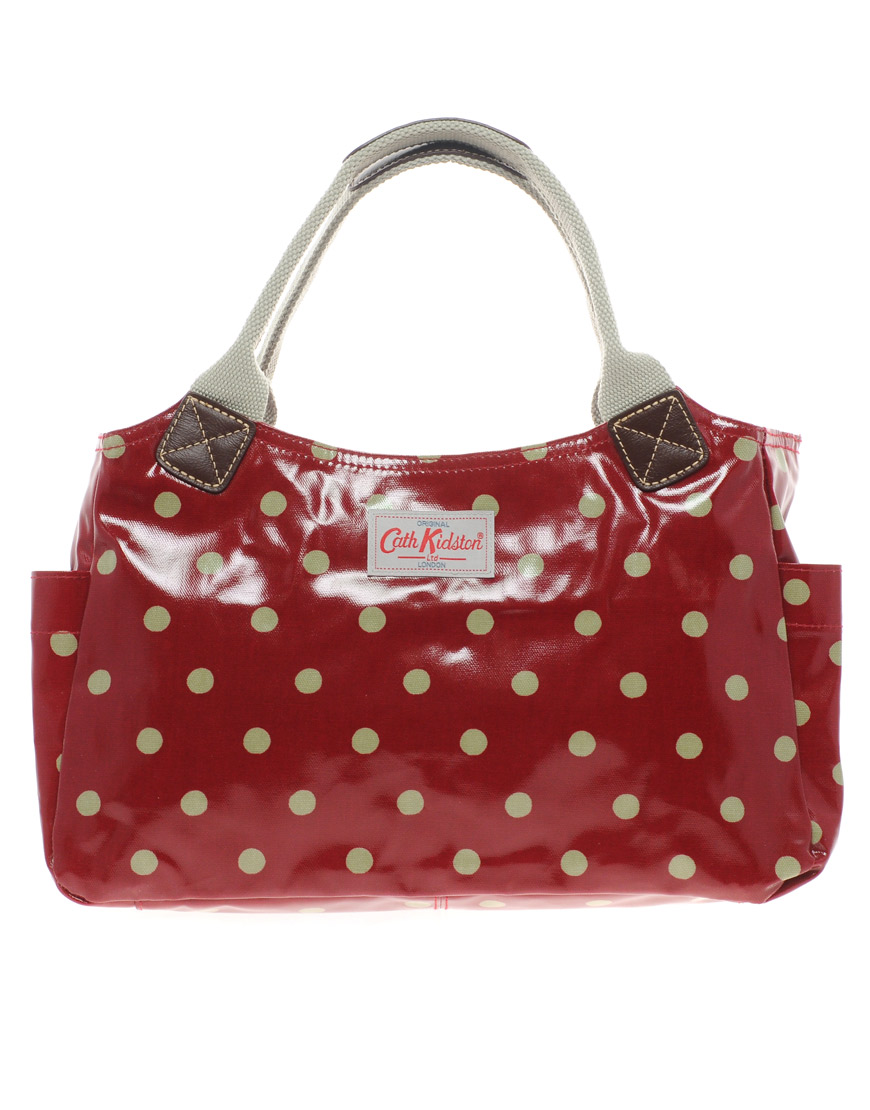 cath kidston red handbag