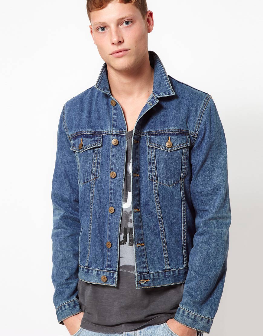 Cheap monday Tobias Denim Jacket in Blue for Men | Lyst