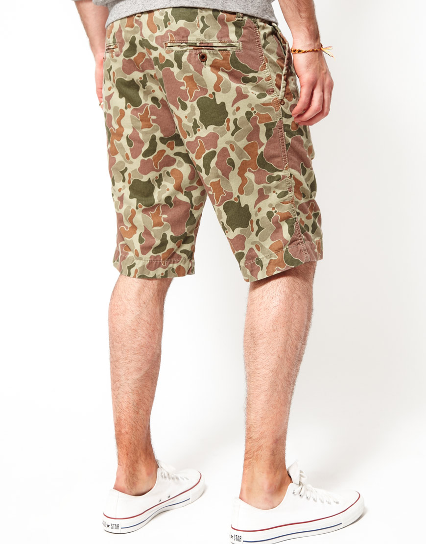green chino shorts mens