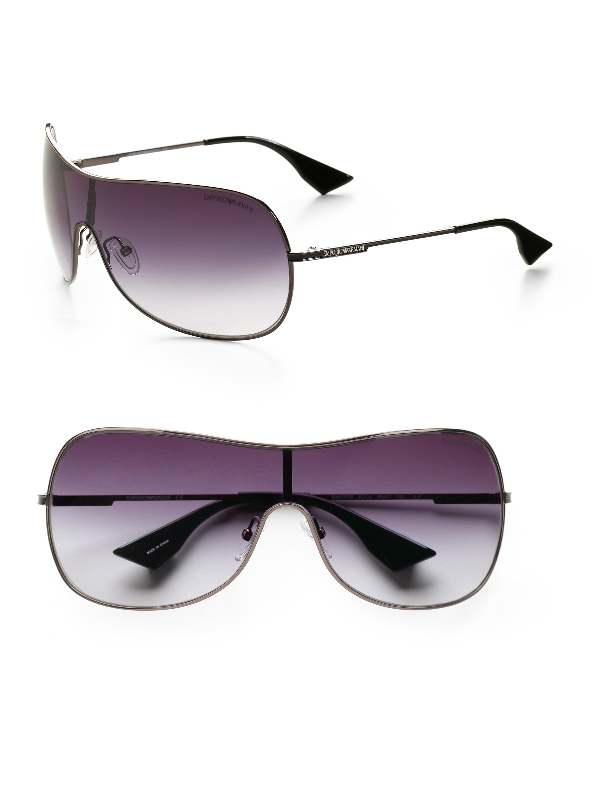 armani shield sunglasses