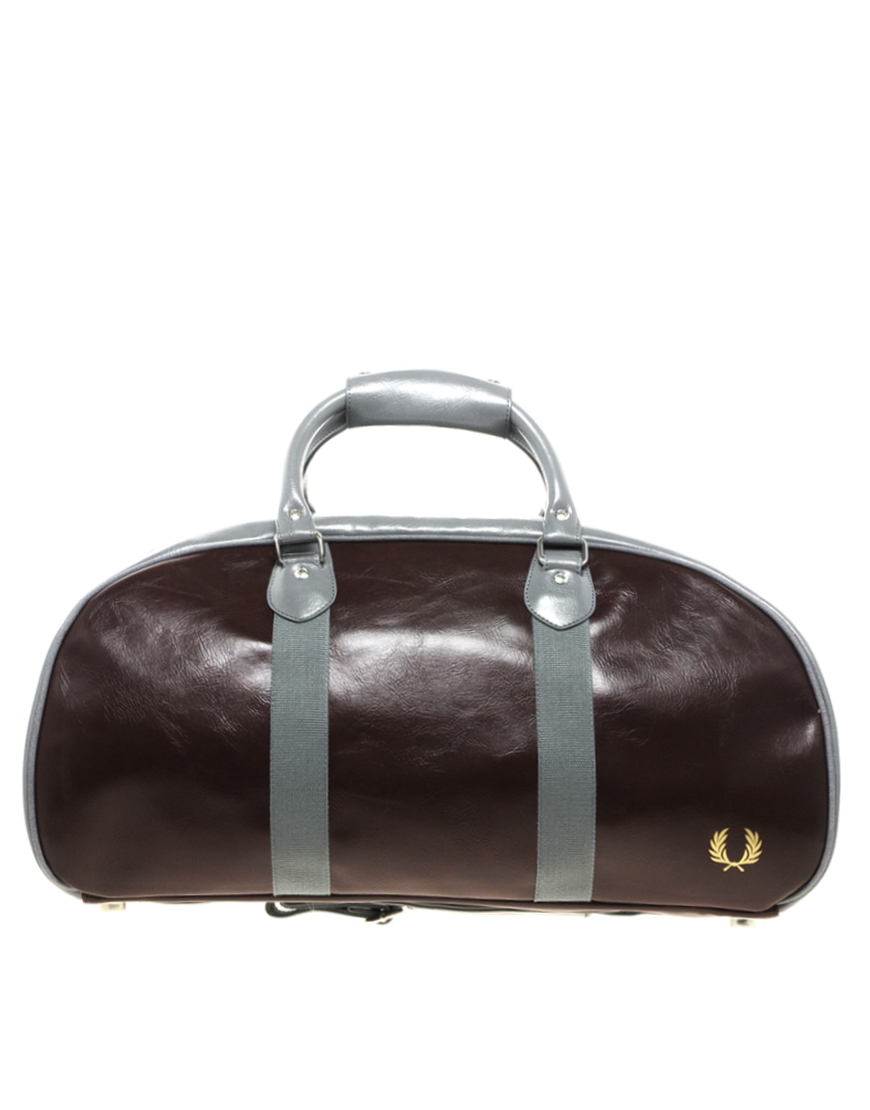 mens brown holdall bag