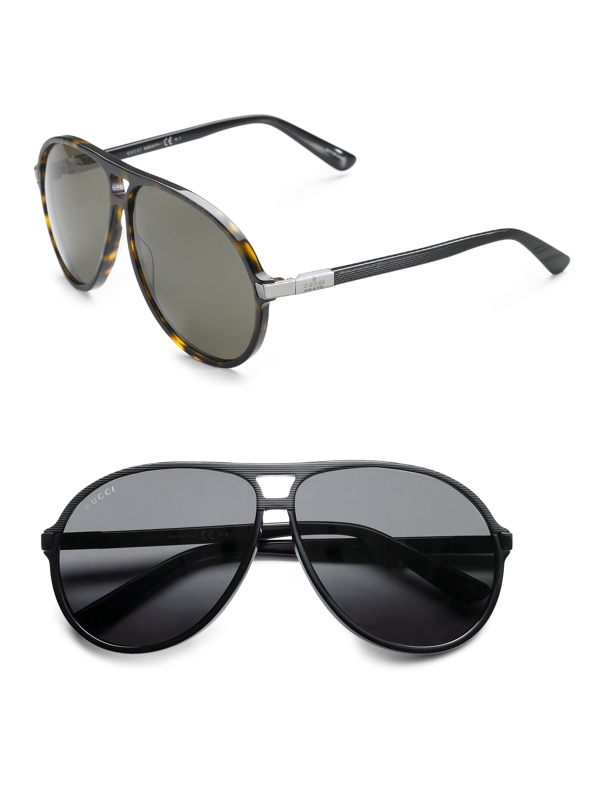 gucci foldable aviators