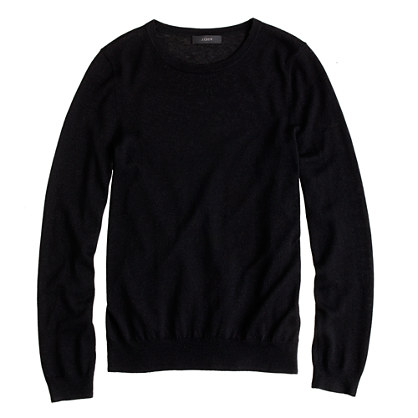 long sleeve cashmere tee