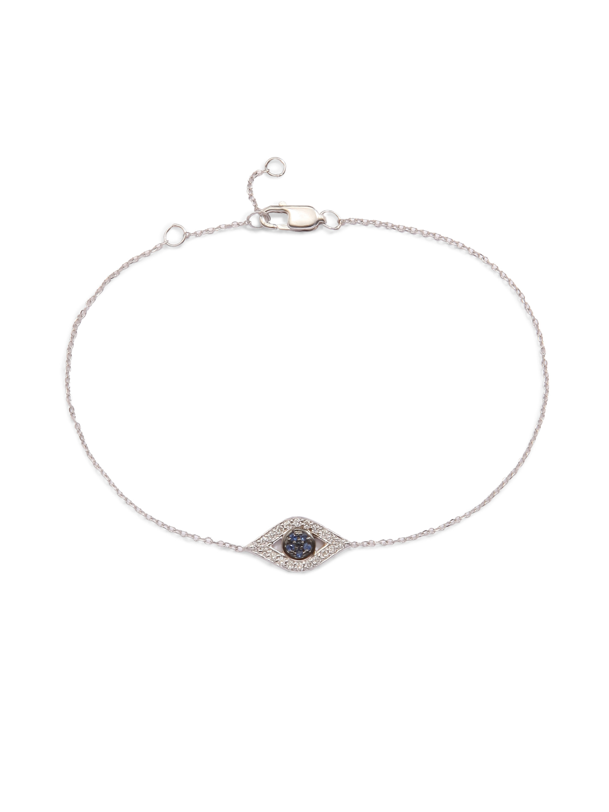 Lyst Kc Designs Diamond Shire Evil Eye Bracelet In Metallic Gallery