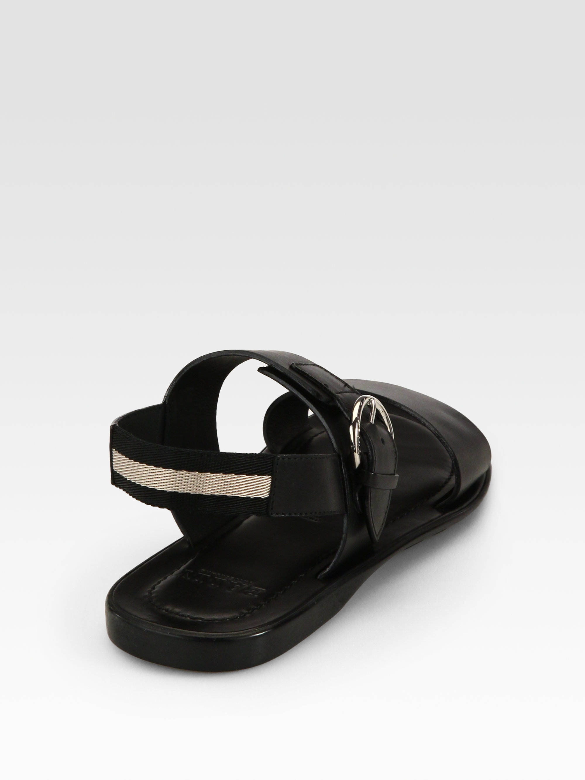 Lyst - Bally Brioso Closedback Sandals in Black for Men