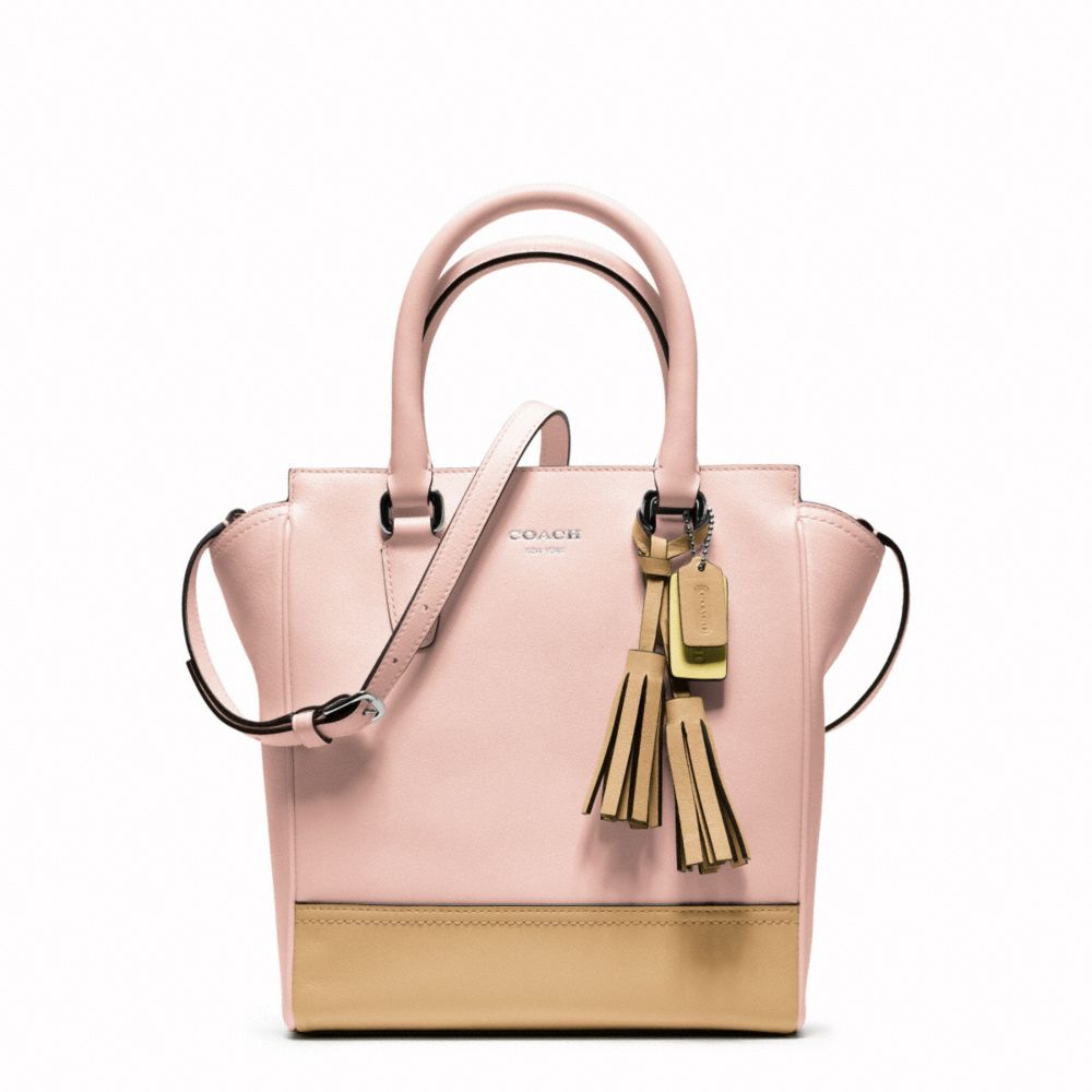 Lyst - Coach Legacy Colorblock Leather Mini Tanner Crossbody in Pink