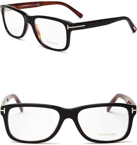 Tom Ford Square Optical Frames in Black for Men (black havana) | Lyst