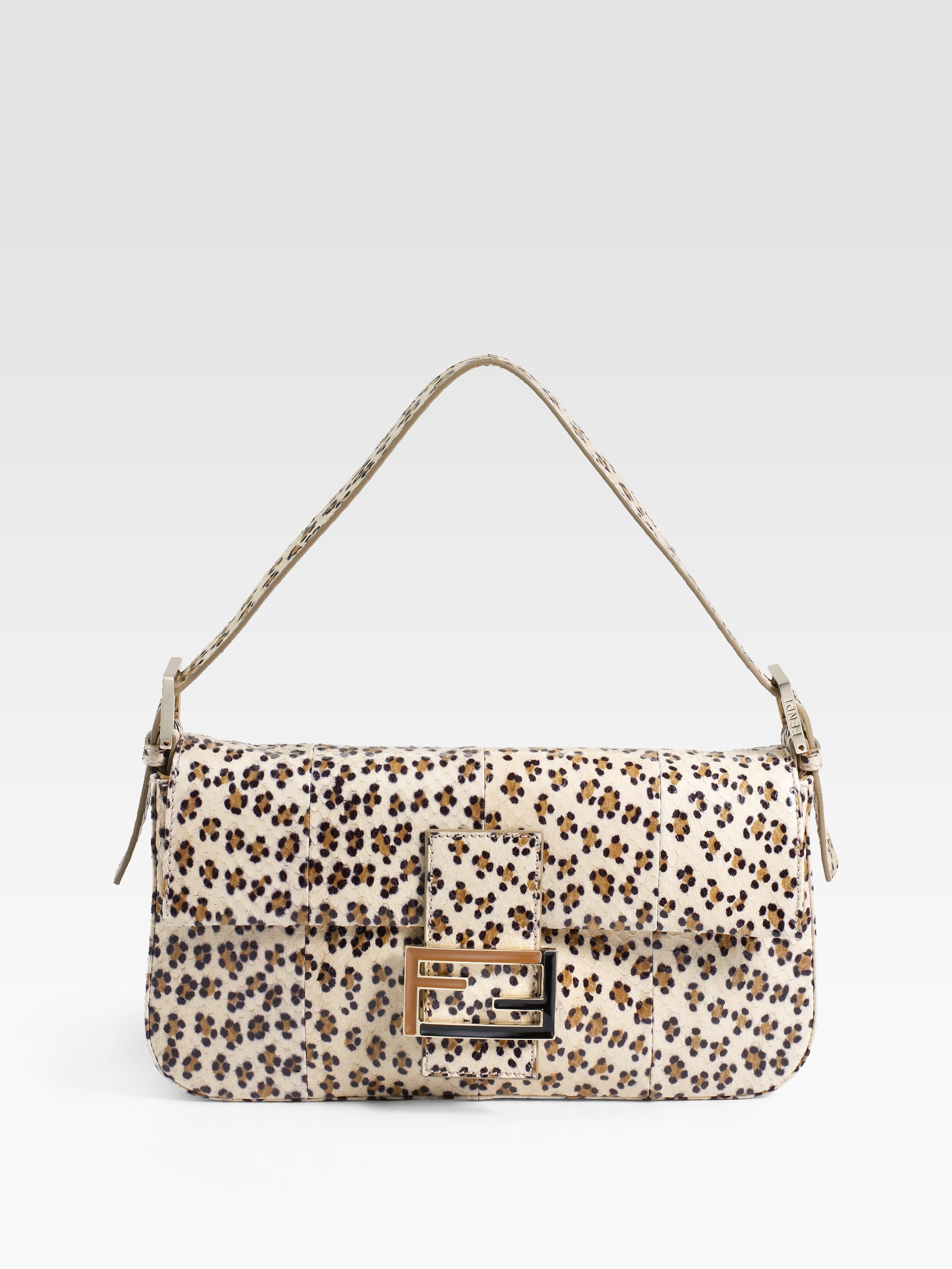 fendi leopard baguette
