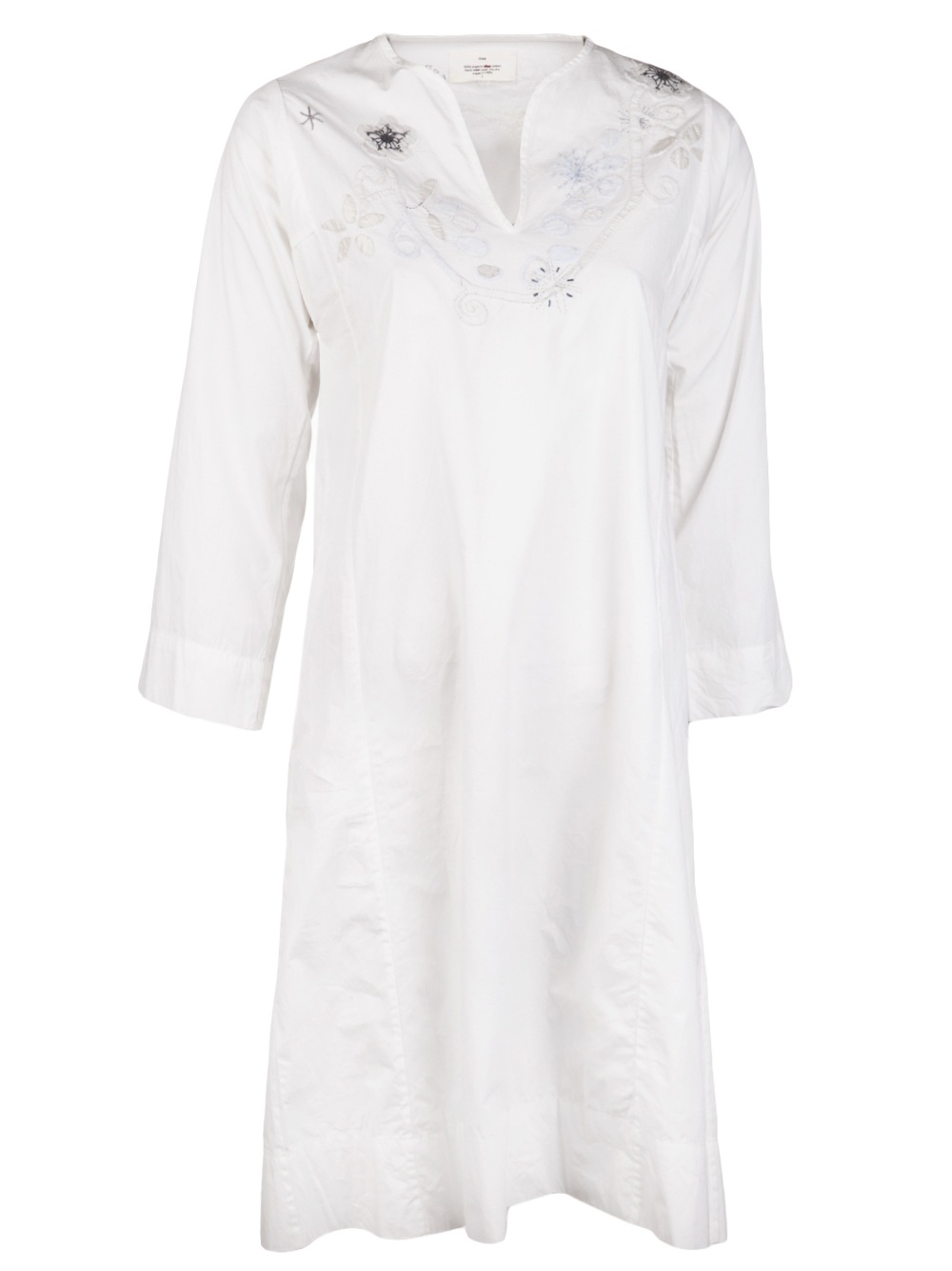 white cotton shift