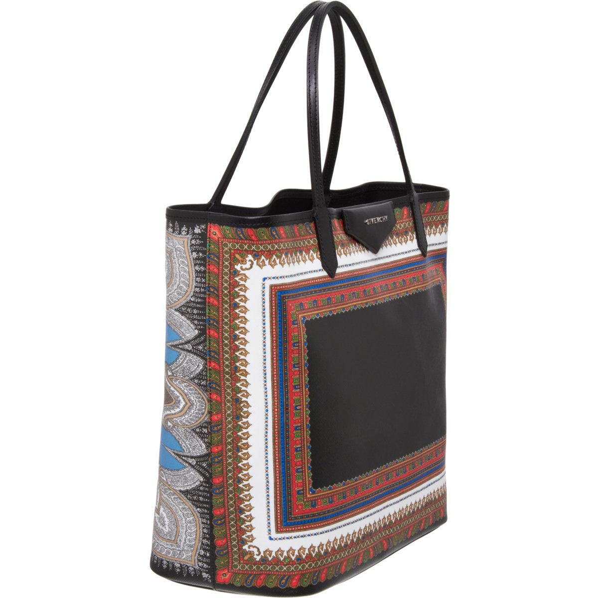 lyst givenchy scarf print antigona tote in brown lyst givenchy scarf print antigona tote in brown