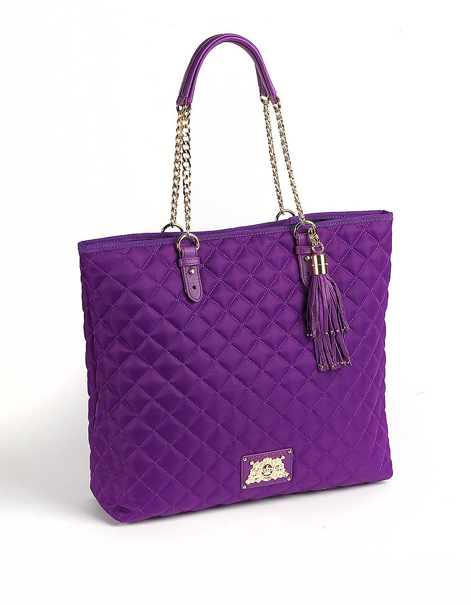 Lyst Juicy Couture Quilted Tote Bag in Purple