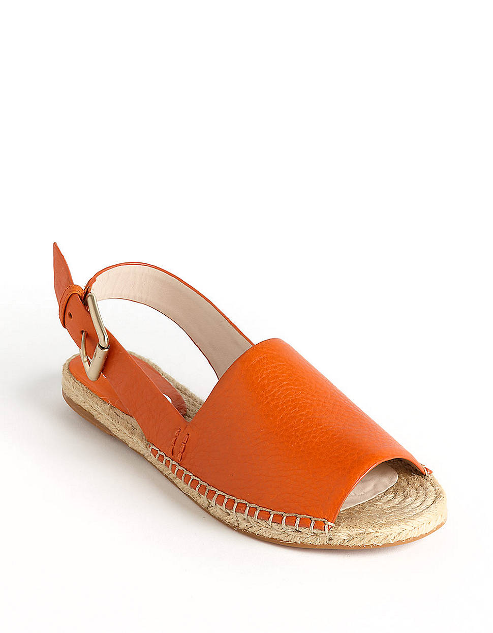 Kors by michael kors Blythe Leather Slingback Sandals in Orange | Lyst