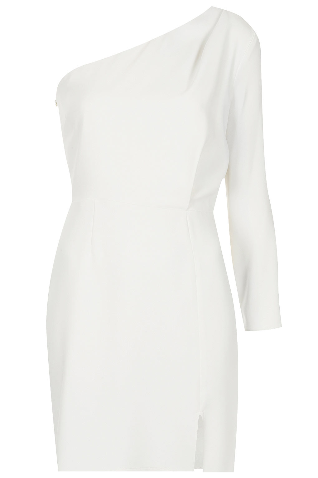 White one shoulder shift dress White one shoulder shift dress