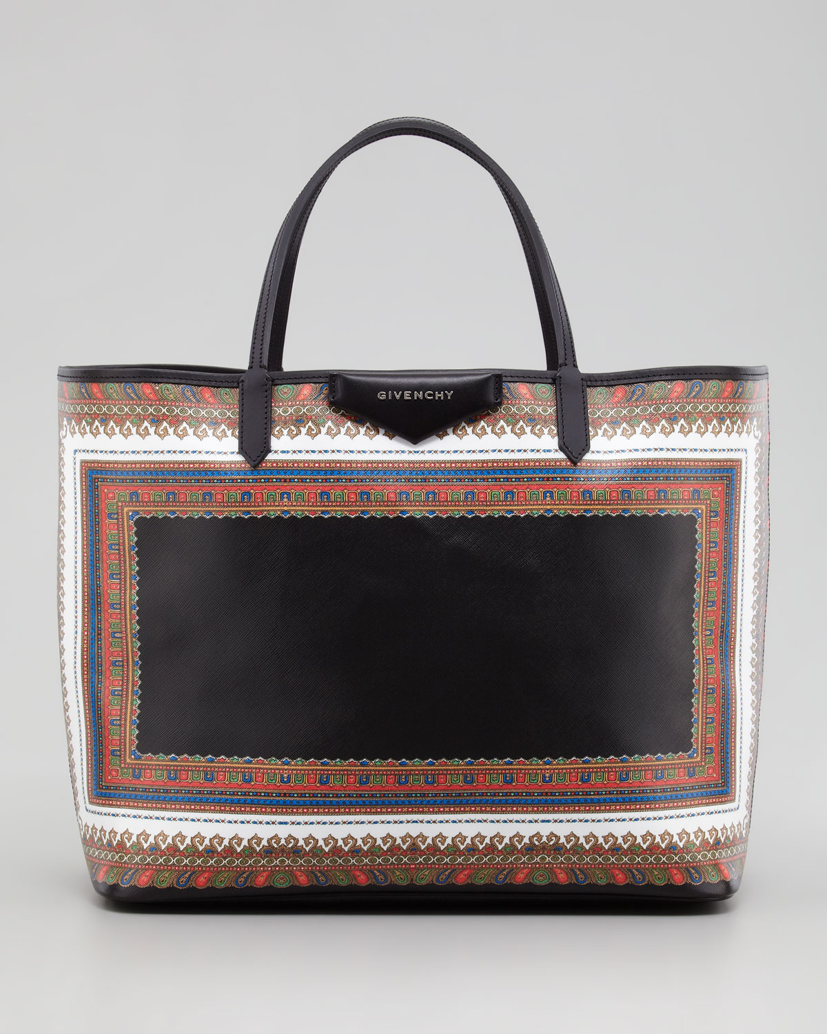 Givenchy Antigona Large Scarfprint Shopper Tote Bag in Black - Lyst
