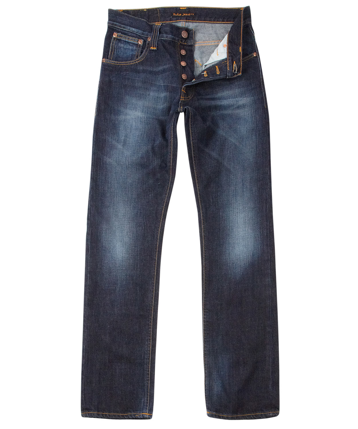 Nudie Jeans Average Joe Contrast Indigo Jeans L32 in Blue for Men ...