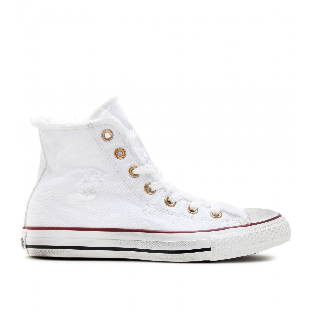 Lyst - Converse High Top Trainers in White