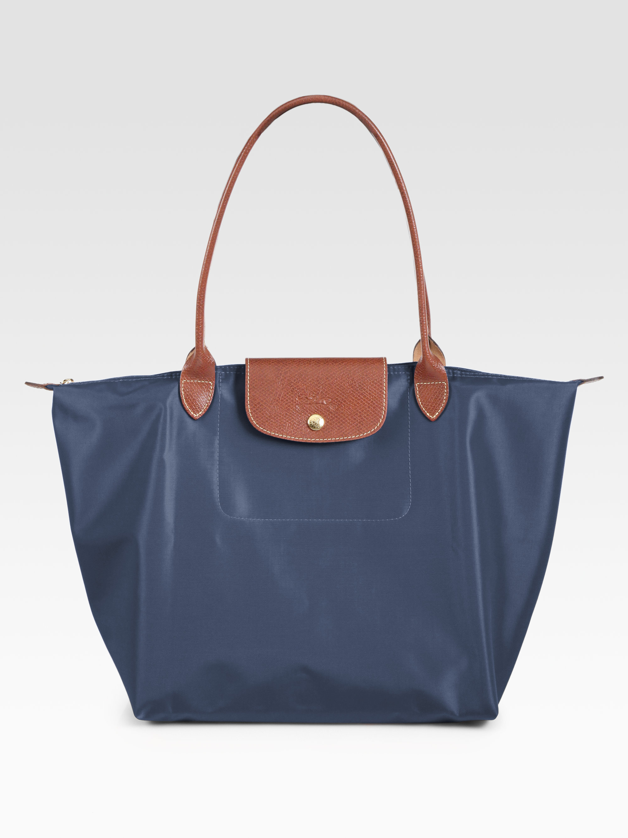 Longchamp Pliage Shoulder Tote Bag in Blue (navy) | Lyst