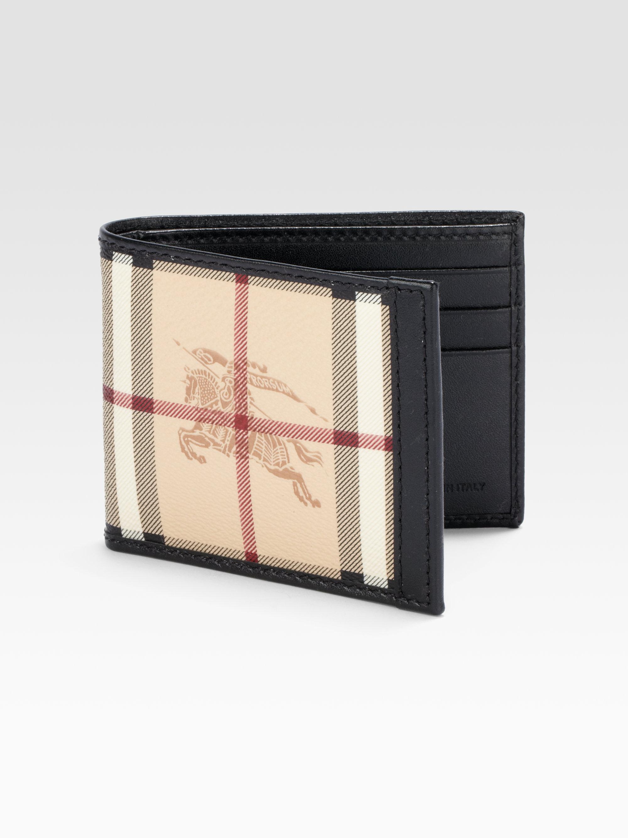 burberry mens trifold wallet