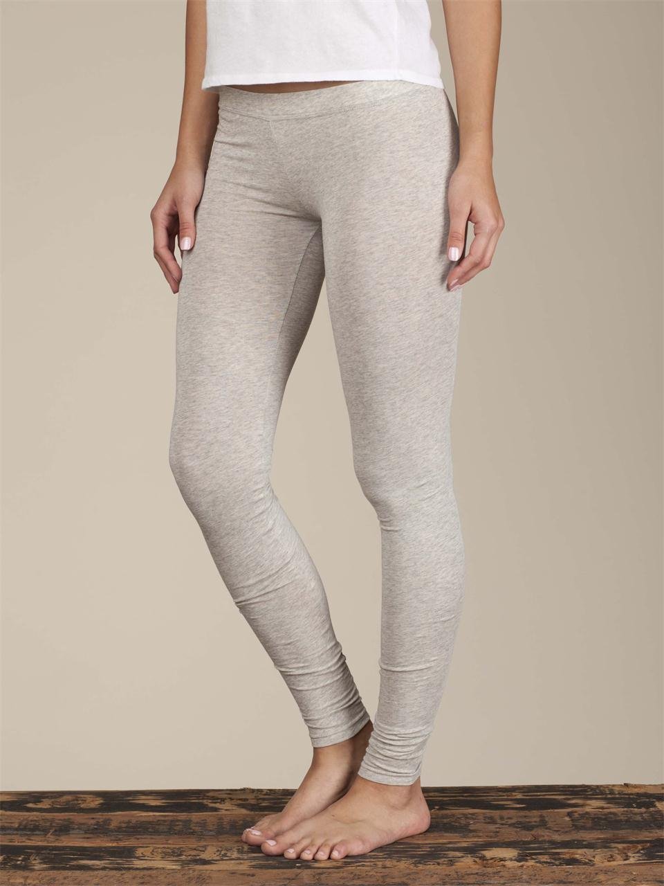 Lyst Alternative apparel Heather Skinny Leggings in Gray