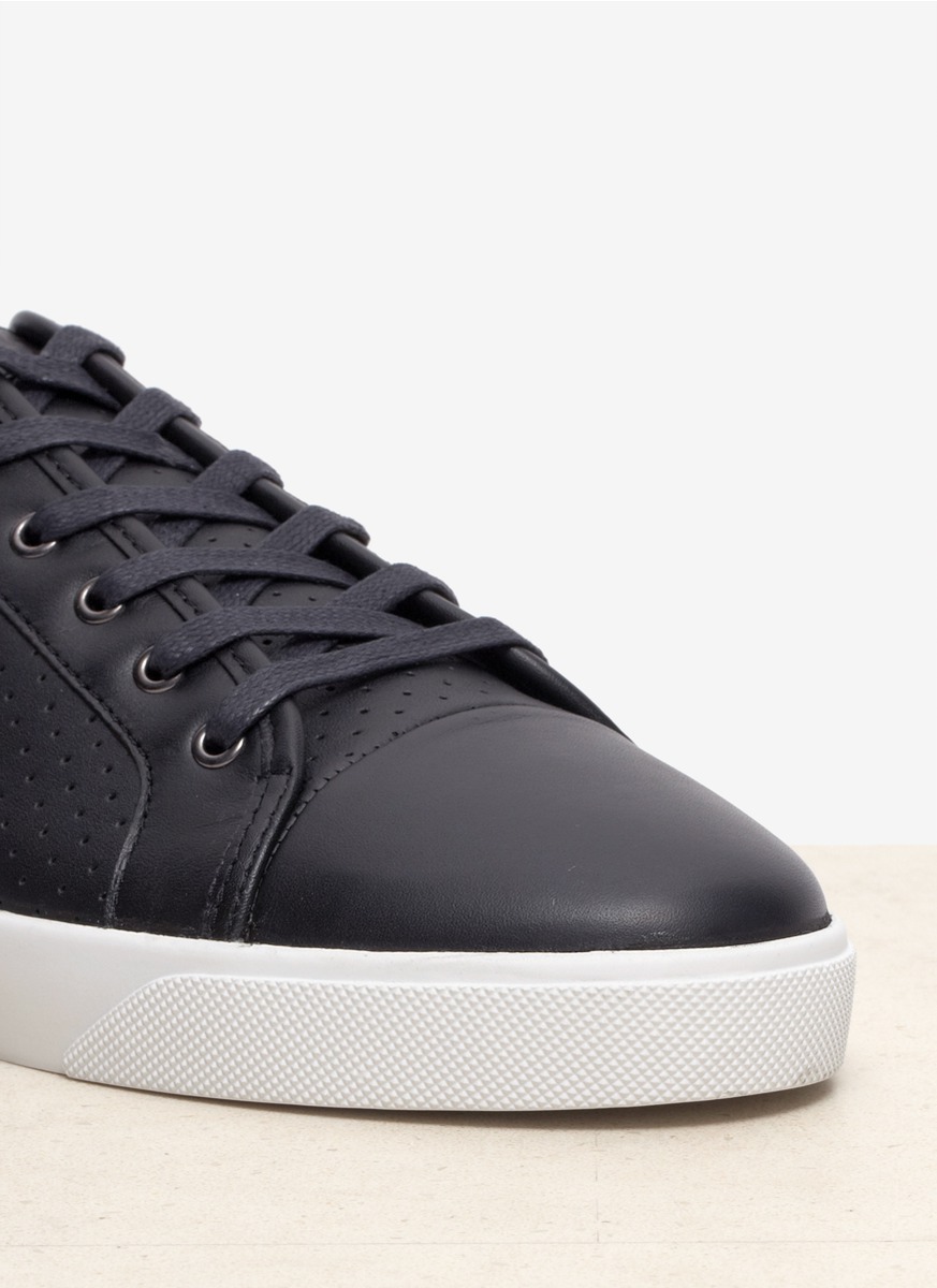 armani leather sneakers