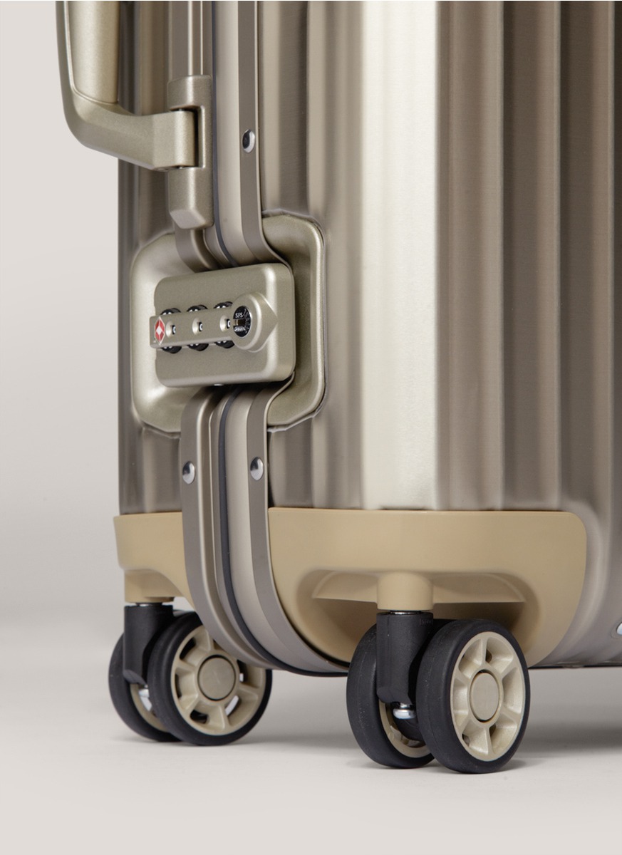 Lyst - Rimowa Topas Titanium Cabin Multiwheel® Iata (titanium, 32-litre ...