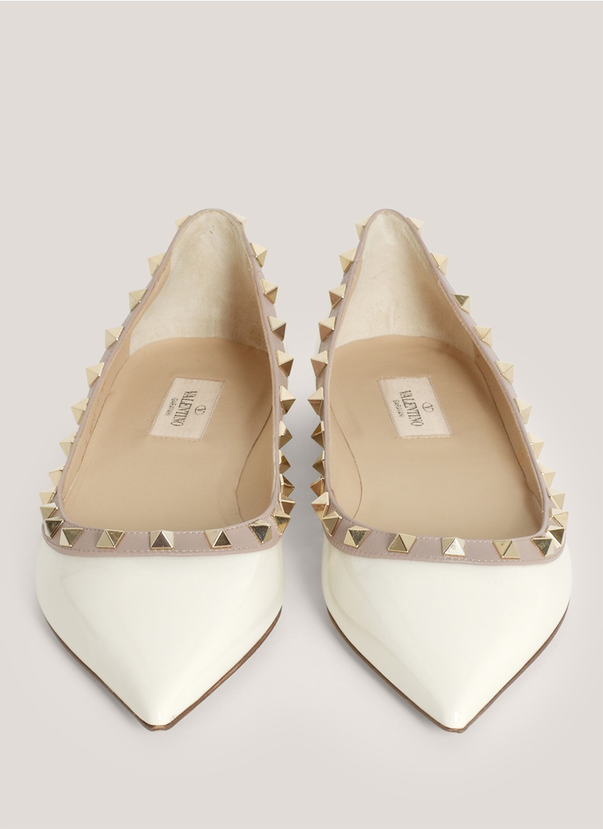 valentino pointed flats