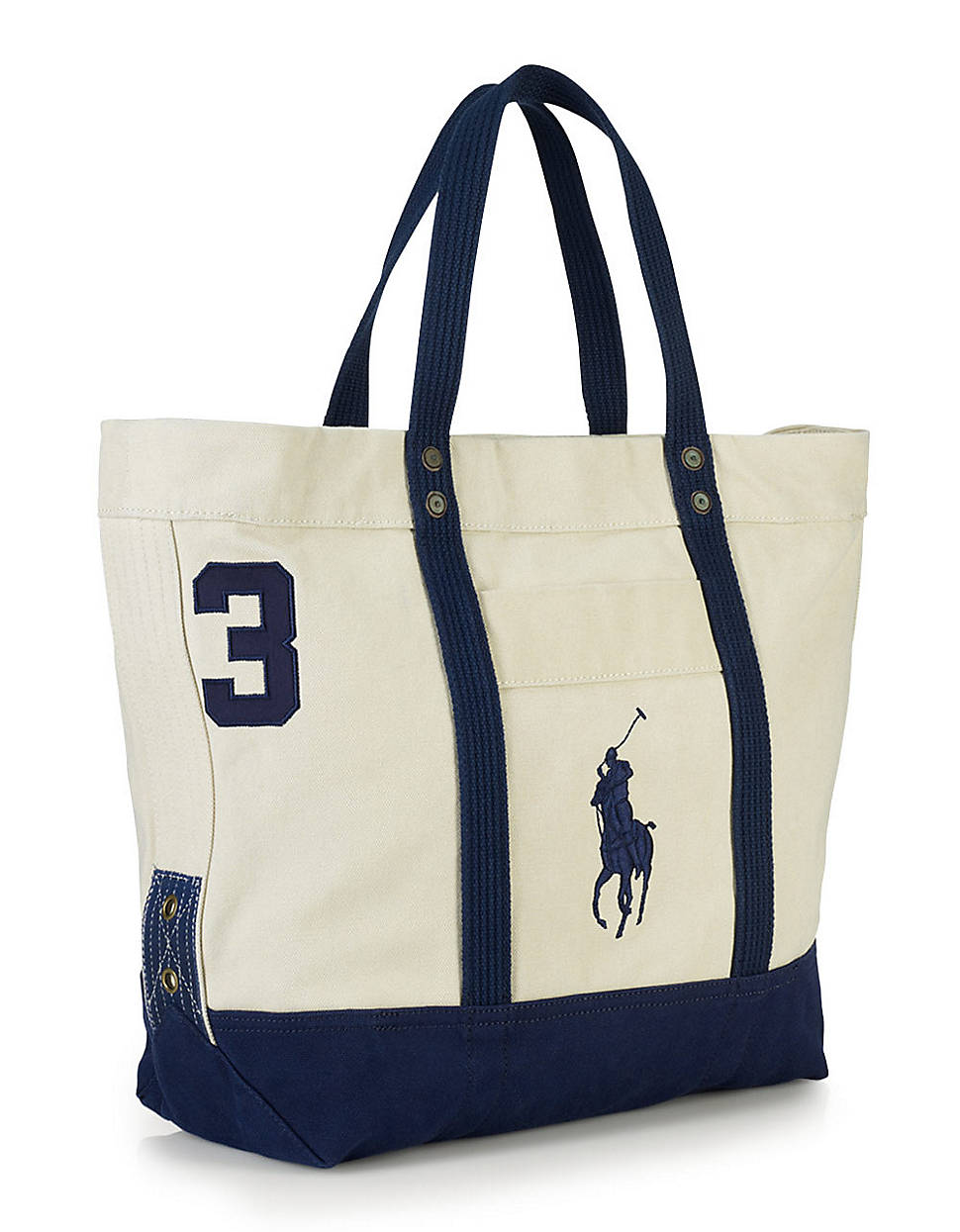 Lyst Polo Ralph Lauren Canvas Pony Tote Bag In White For Men Gallery