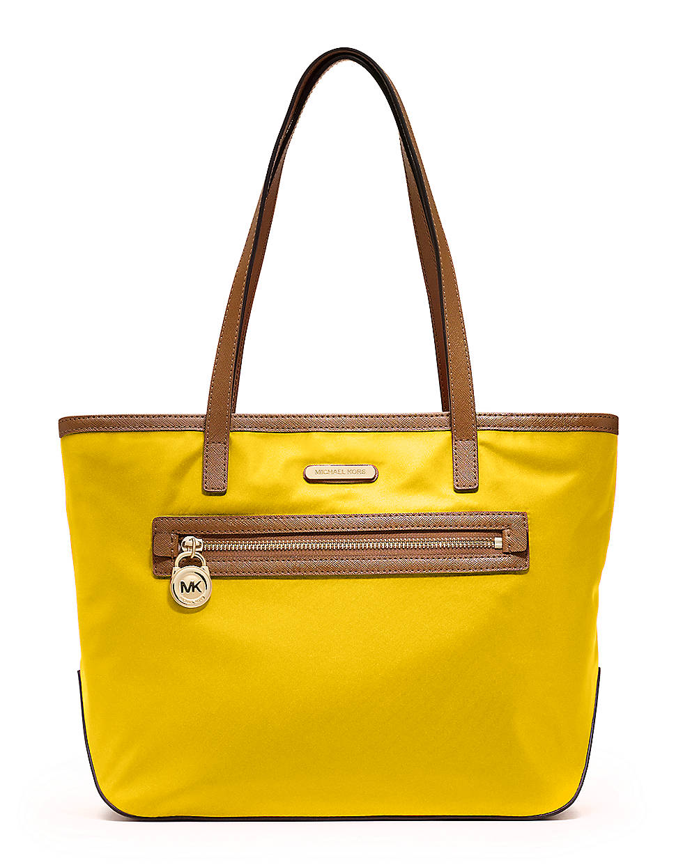 Michael Michael Kors Kempton Small Nylon Tote Bag in Gold (citrus) | Lyst