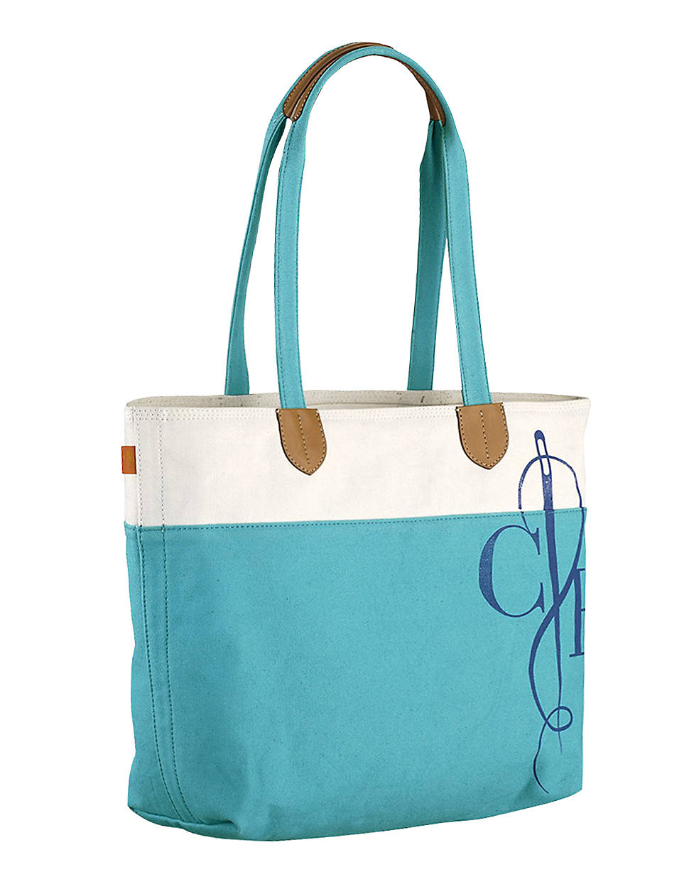 Cole Haan Haven Canvas Logo Tote Bag in Blue (poolside) | Lyst