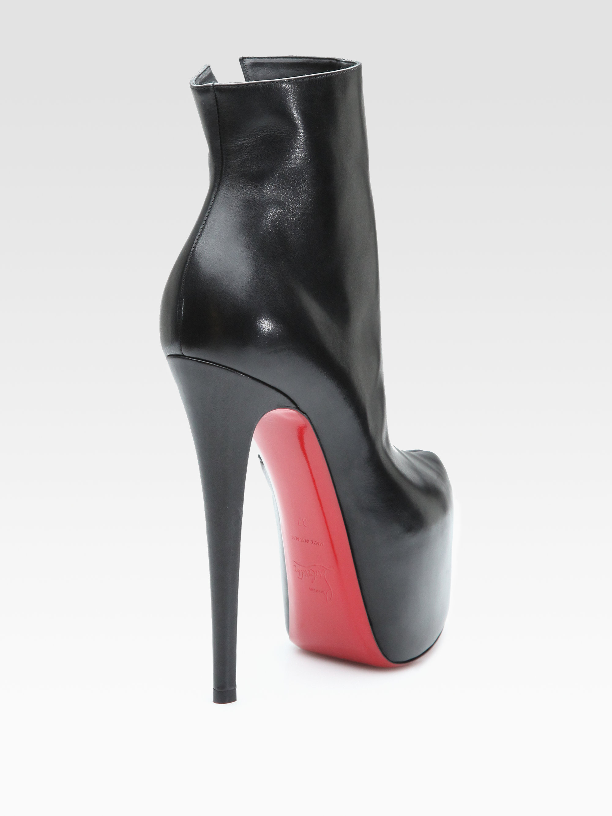 louboutin platform ankle boots