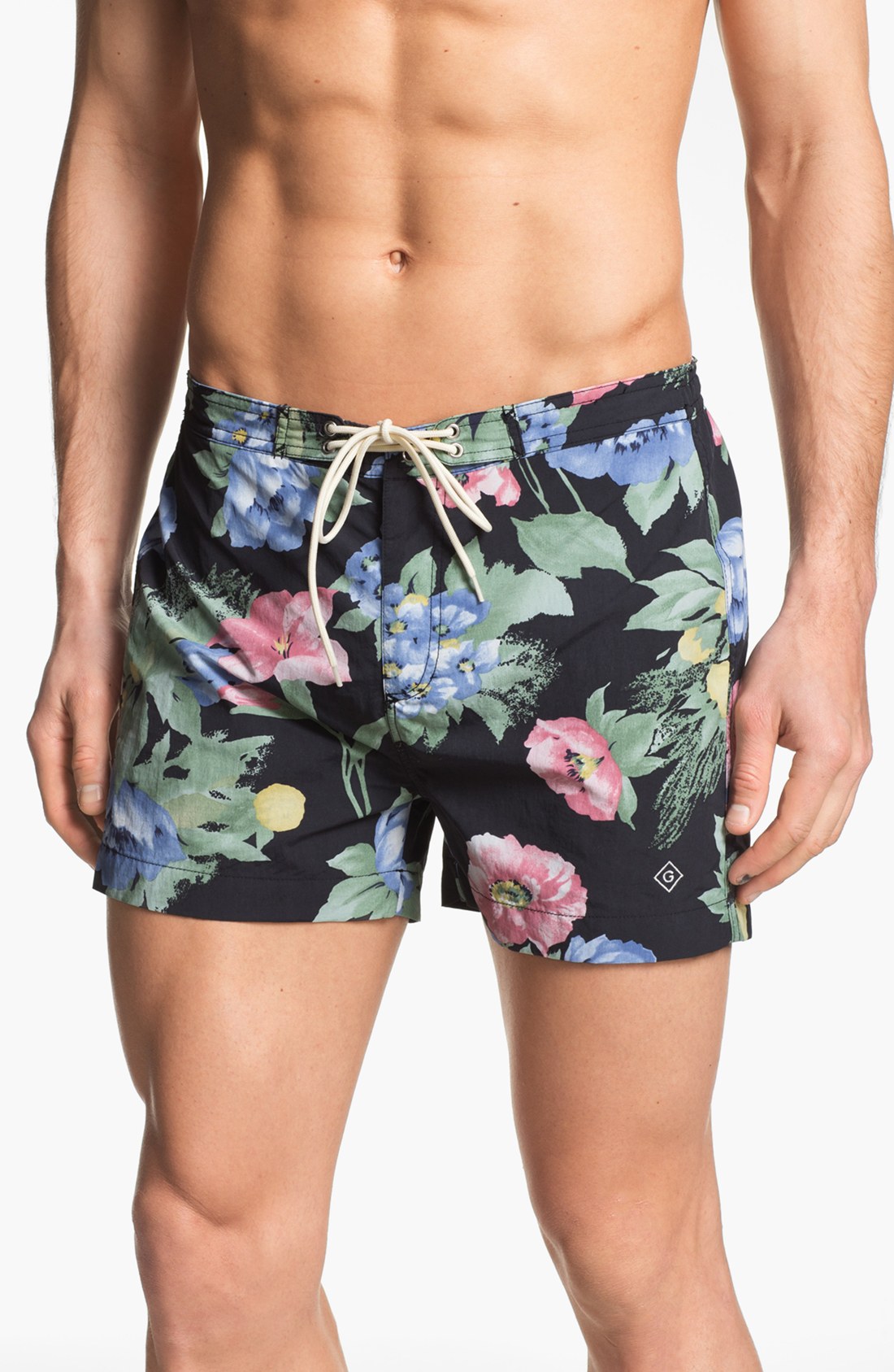 Image result for flower printed swim shorts