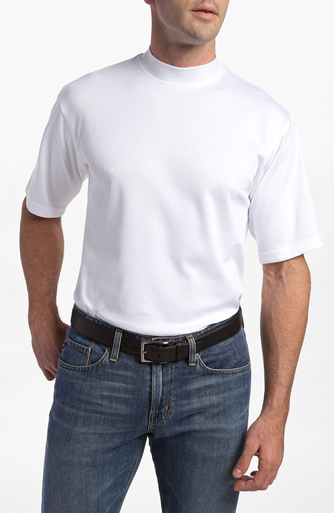 Lone Cypress Pebble Beach Knit Golf Shirt in White for Men | Lyst
