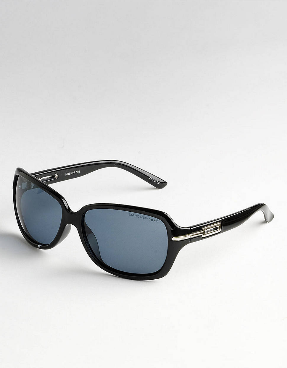 Lyst Marc New York Rectangle Sunglasses in Black