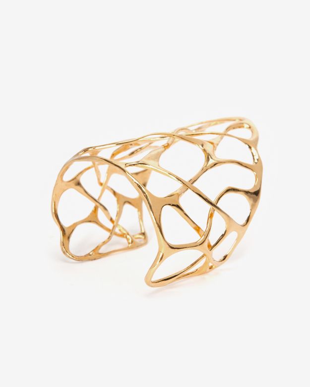 Lyst Alexis Bittar Liquid Gold Interlaced Cuff Bracelet In Metallic Gallery