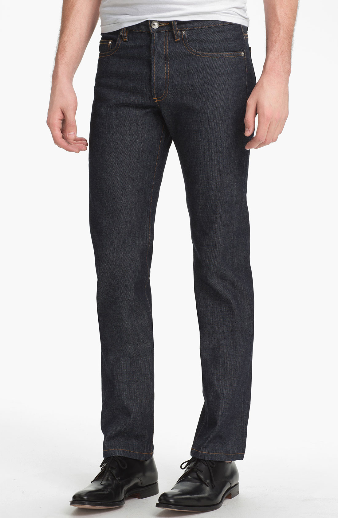 A.p.c. New Standard Selvedge Slim Straight Leg Jeans Indigo in Black ...