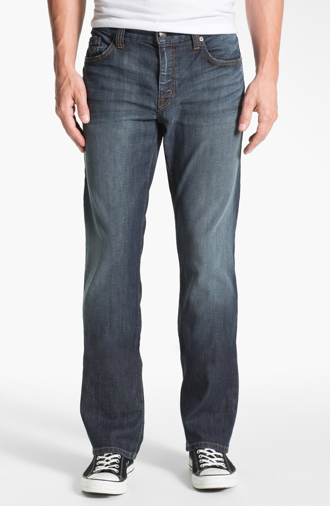 Fidelity Denim Straight Leg Jeans Iona Vintage in Blue for Men (iona ...