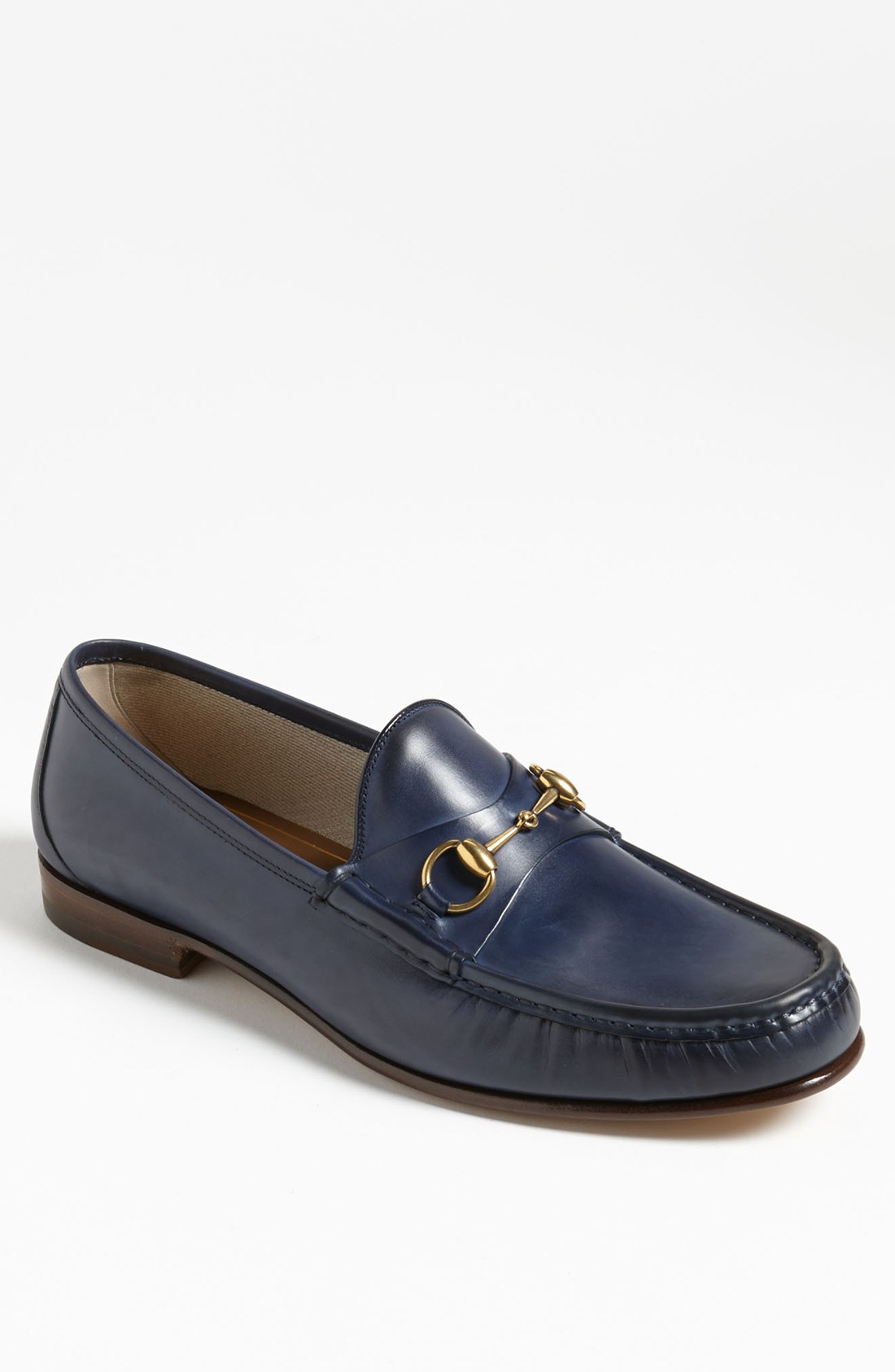 Gucci Roos Bit Loafer in Blue for Men (maritime blue) | Lyst