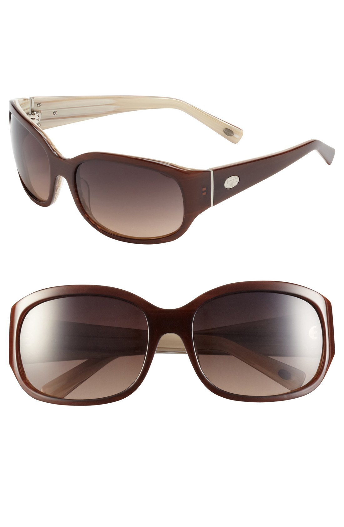 Fossil Cece 3 61mm Sunglasses in Brown (brown/ cream) Lyst