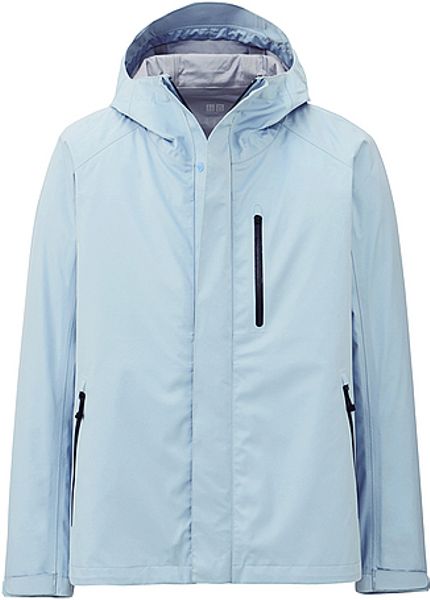 Uniqlo Block Tech Mountain Parka in Blue for Men | Lyst