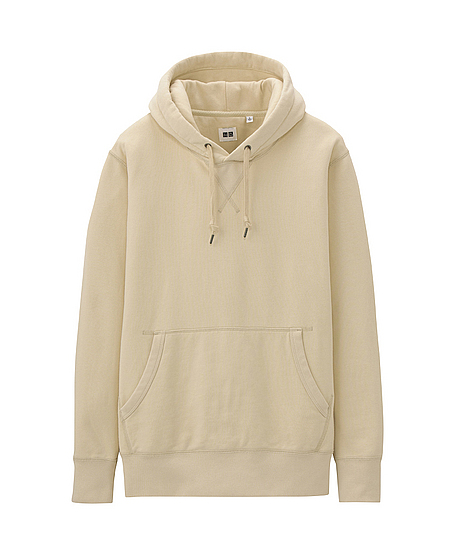 Uniqlo Sweat Pullover Hoodie in Beige for Men (natural) | Lyst