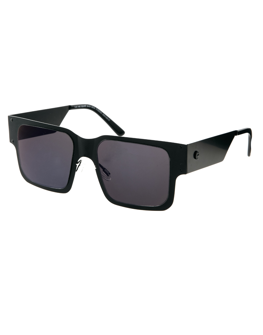 Cheap monday Wayfarer Sunglasses in Black for Men | Lyst