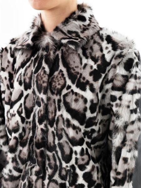 Christopher Kane Jaguarprint Goat Skin Coat in Animal (jaguar) | Lyst