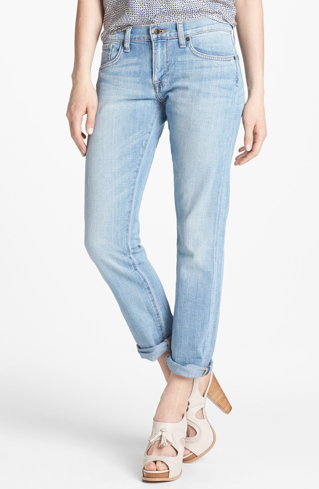 Lucky Brand Sienna Tomboy Crop Jeans La Jolla in Blue (la jolla) | Lyst