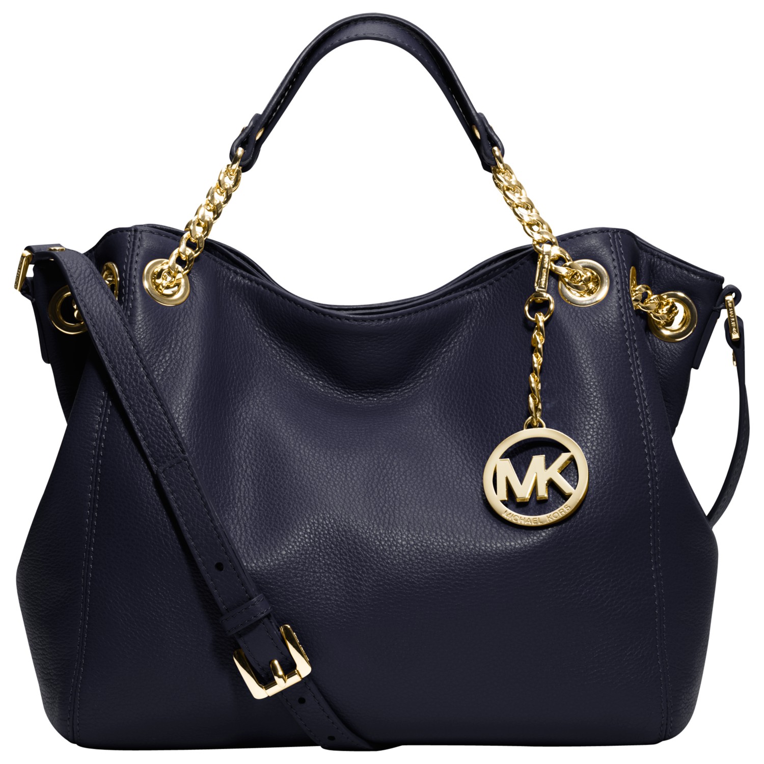 Lyst - Michael michael kors Jet Set Chain Medium Tote Handbag in Blue